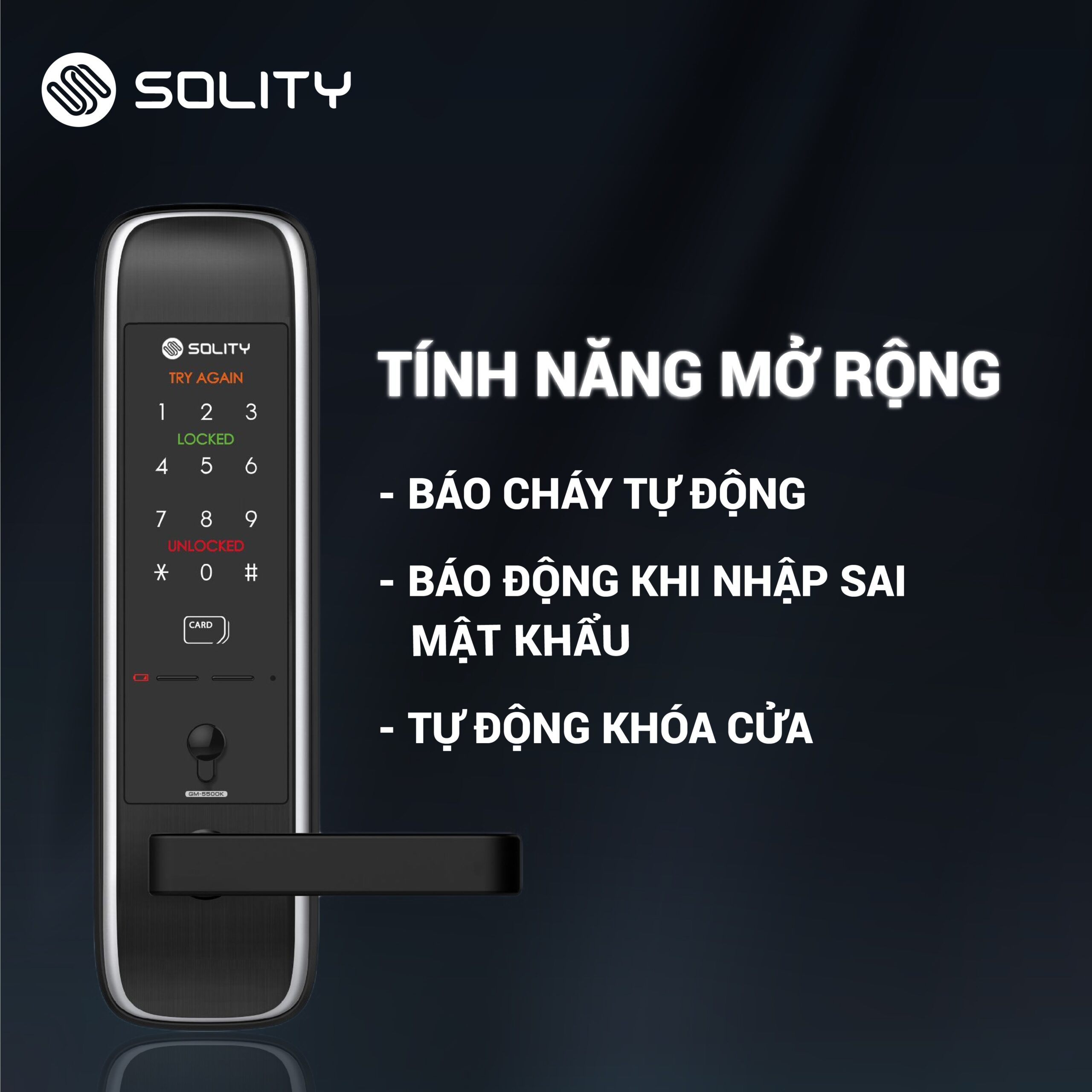 Khoá Thẻ Từ Solity