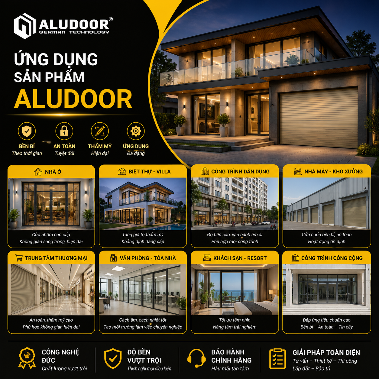 Ung dung cua Aludoor