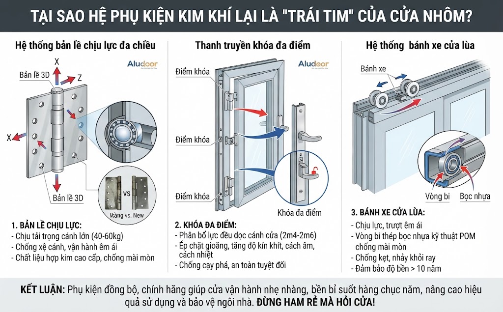 Tai sao he phu kien kim khi lai la trai tim cua cua nhom