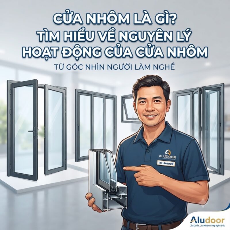 Cửa nhôm là gì? Tìm hiểu về nguyên lý hoạt động của cửa nhôm